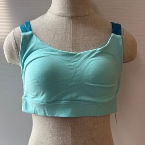 Aqua Blue Sports Bra- Under Armour